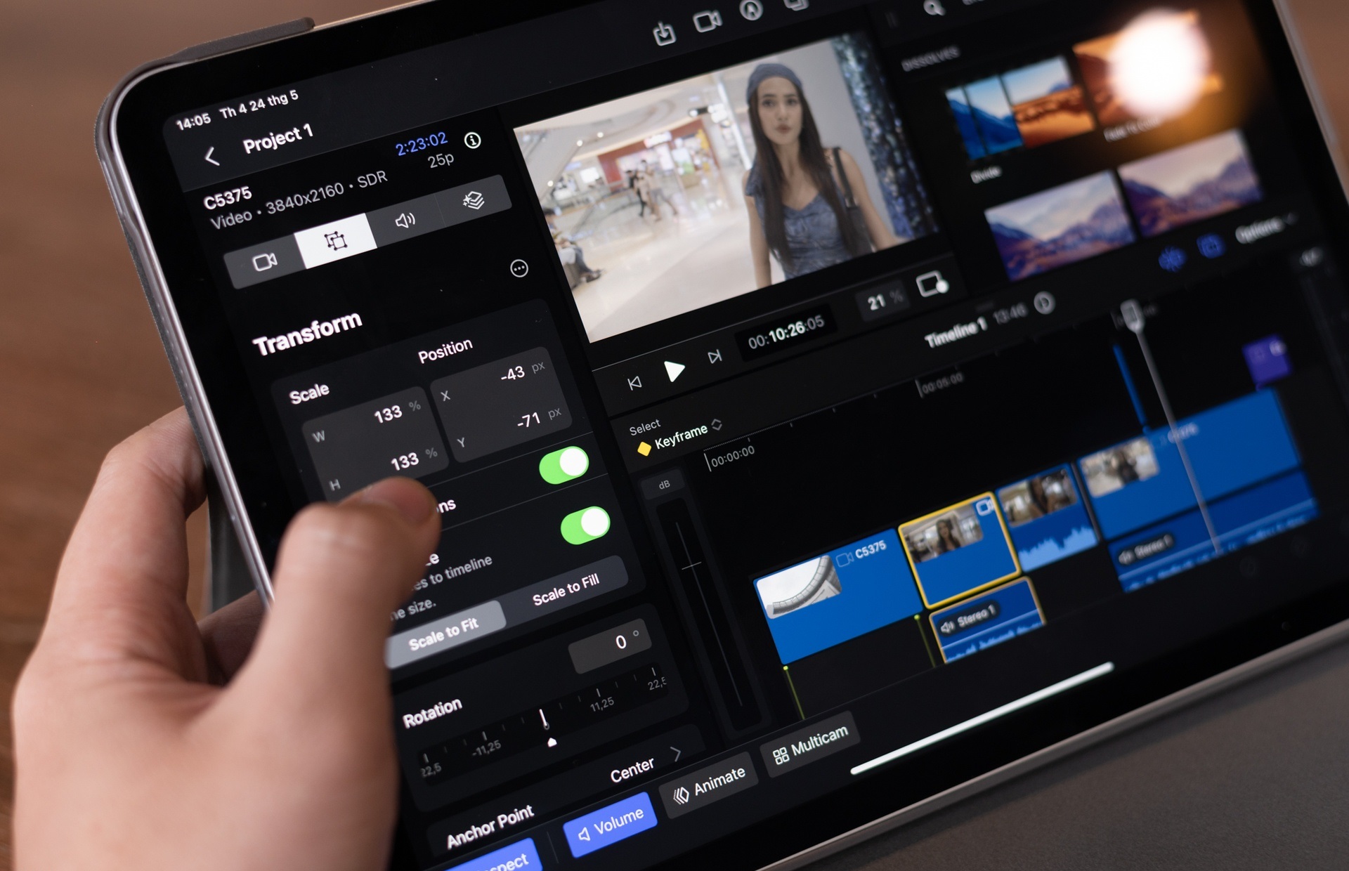 Who is Final Cut Pro on iPad for 3 tech5s