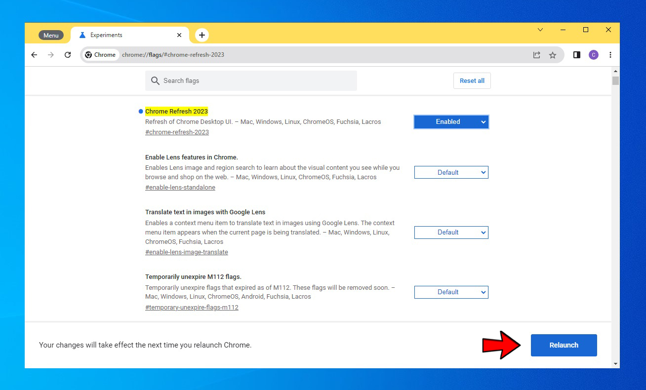 How to enable new UI Refresh 2023 on Google Chrome 3